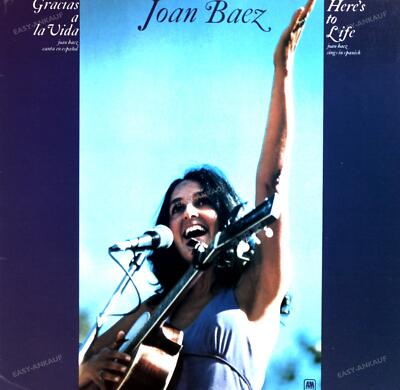 Joan Baez - Gracias A La Vida = Here's To Life LP (VG/VG) .