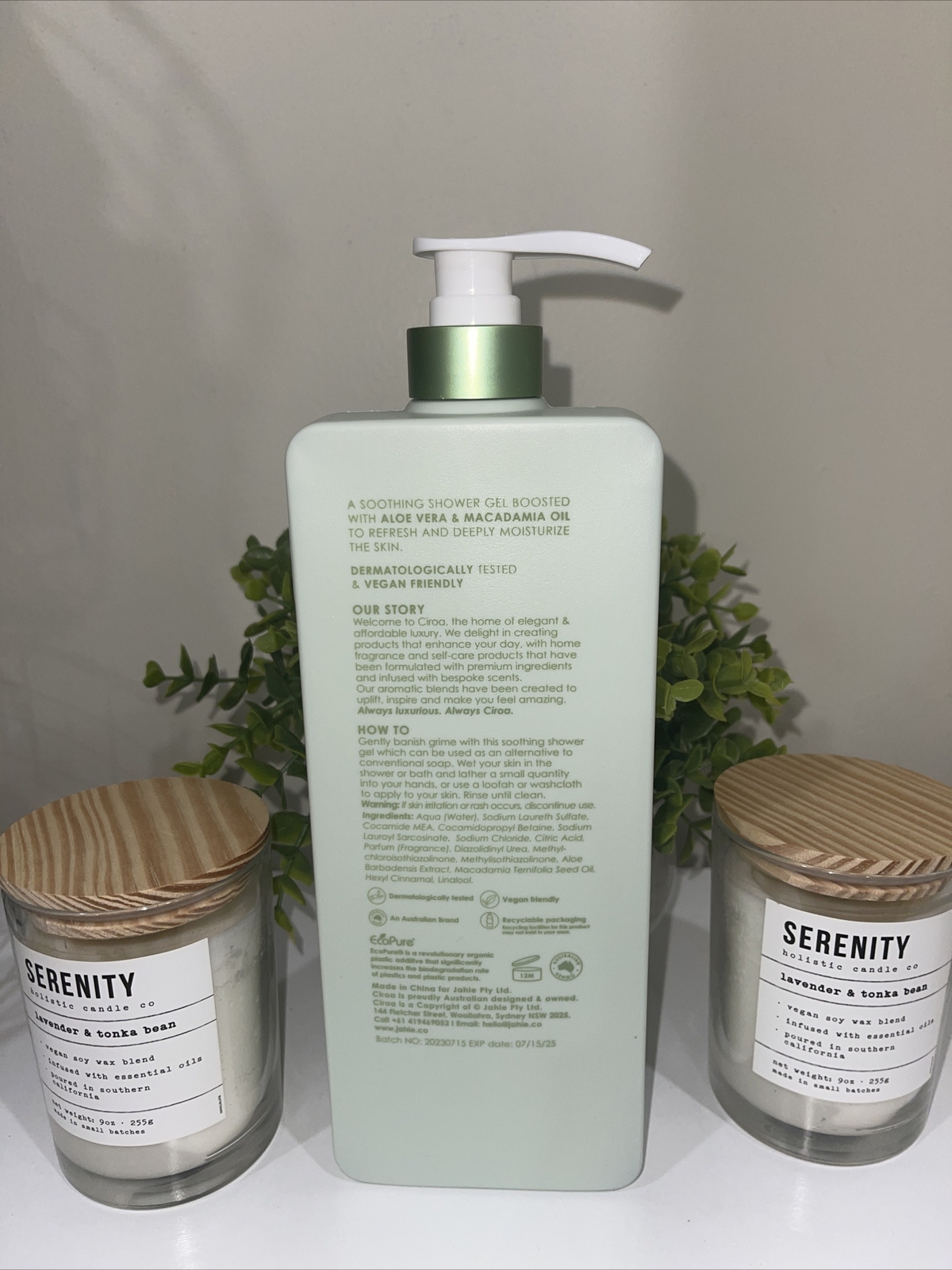 Ciroa Aloe Vera & Macadamia Oil Soothing Shower Gel 33.8 fl oz eBay