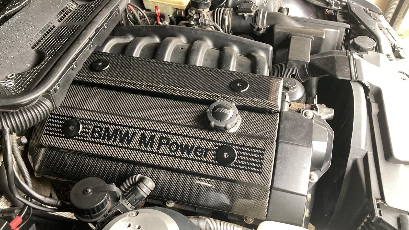 Bmw M52 S52 Carbon Fiber Engine Cover eBay
