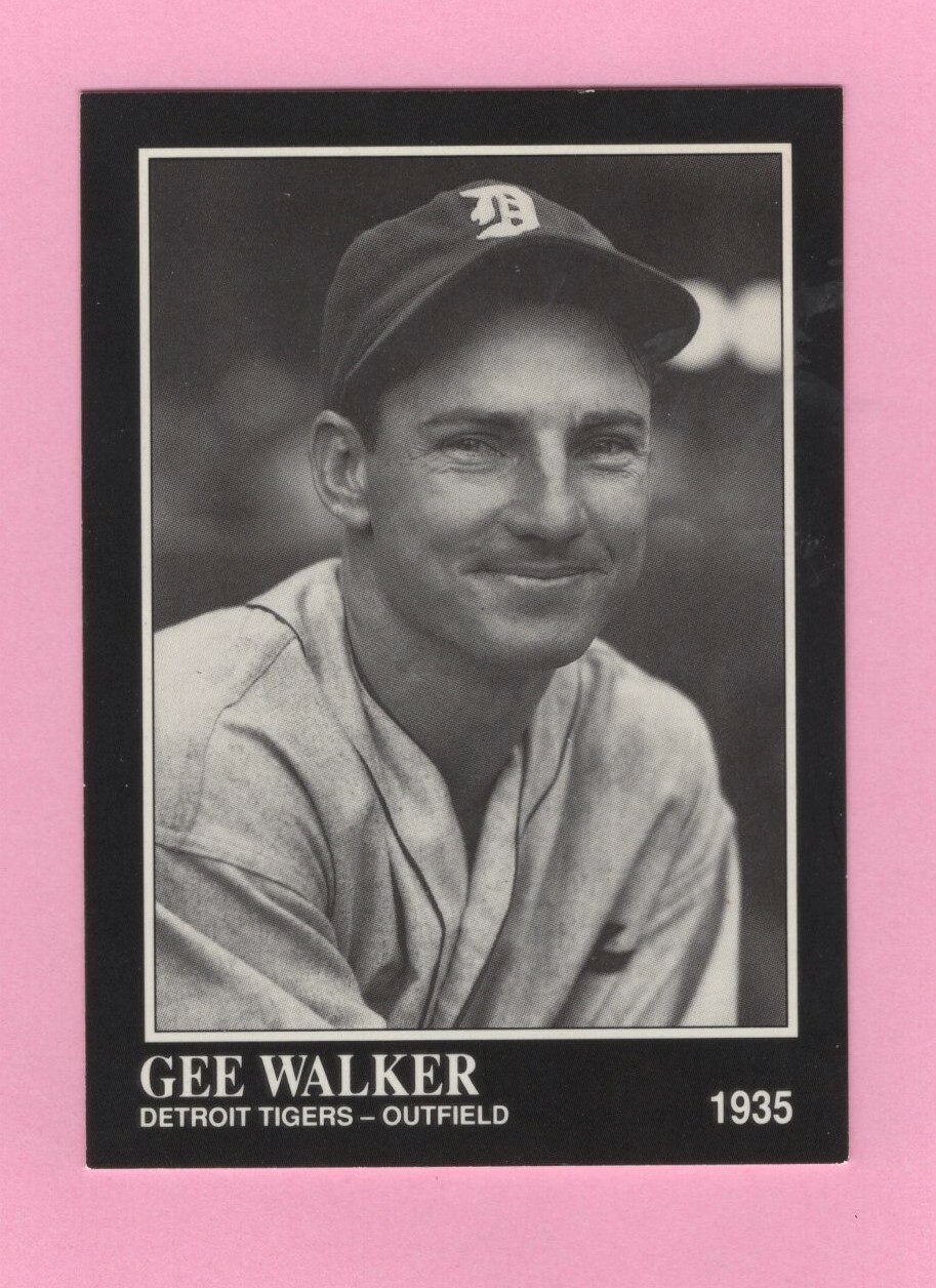 1991 The Sporting News - # 87 Gee Walker -- Detroit Tigers -- Box 125 ...