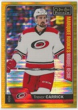 2016-17 O-Pee-Chee Platinum Seismic Gold #179 Trevor Carrick 41/50 Hurricanes