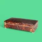 Antique spoonbox, 19th ct. celluloid , large spoonbox.