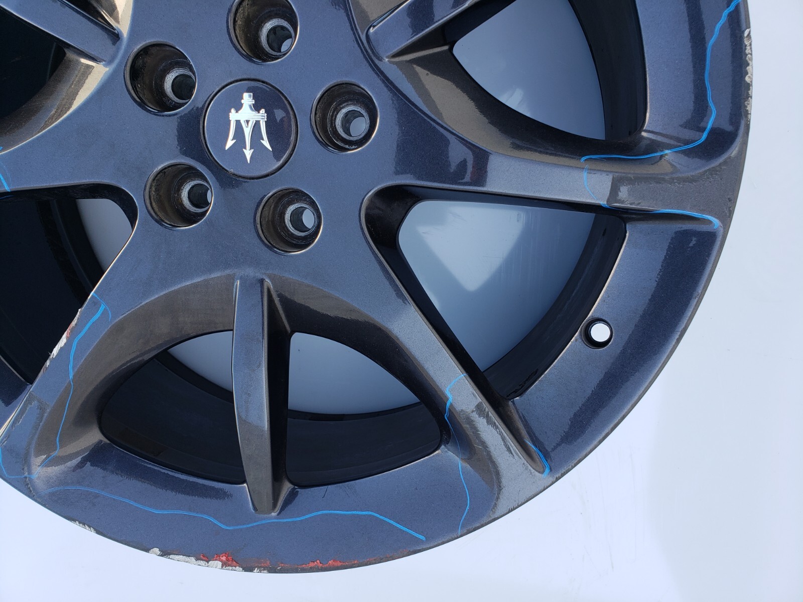 ✅ 13-19 OEM Maserati GranTurismo Front Alloy Wheel Black Rim 8.5Jx20EH2 ET52