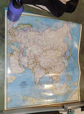 Map of Asia | National Geographic - 1978 - Printed in Washington DC