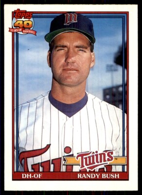1991 O-Pee-Chee Randy Bush Minnesota Twins #124