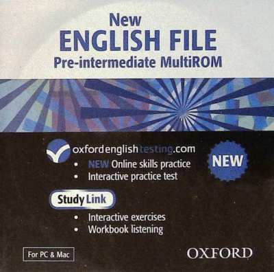 Oxford NEW ENGLISH FILE Pre-Intermediate Workbook MultiROM @NEW@ DISC ONLY!