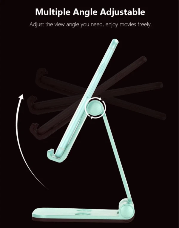 Soporte de escritorio plegable universal para teléfono celular tableta soporte de montaje ajustable Foto 3 de 4