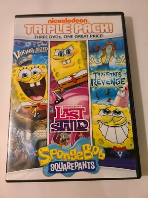 SquarePants Viking sized adventure, Last stand, Tritons revenge  DVD