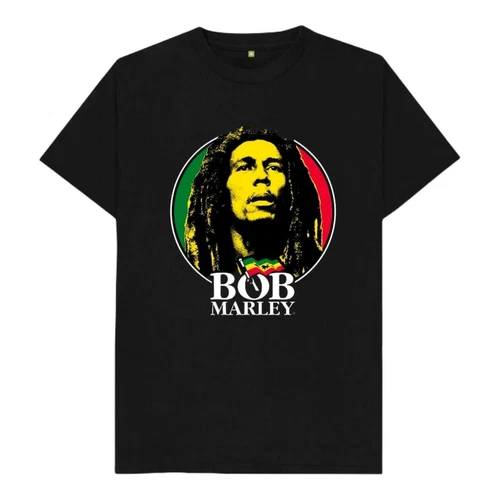 Bob Marley Reggae T-Shirt Jamaican Ragga Superstar Tee Music Fan Gift Unisex