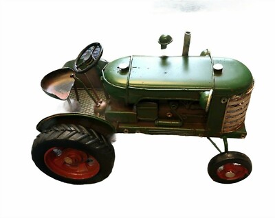 Metallblech kleiner grüner Traktor Modell grüner Traktor Modell Bauernhof Geschenkidee