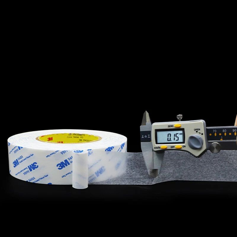 Cinta blanca extremadamente fuerte de doble cara 3M 9448A 3~20MM*50M para móvil y artesanía Foto 3 de 4