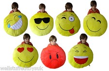 Cojín Emoticon Enorme Gigante Grande Smiley Almohada 50cm 20" Corazón Ojos Goofy Kiss