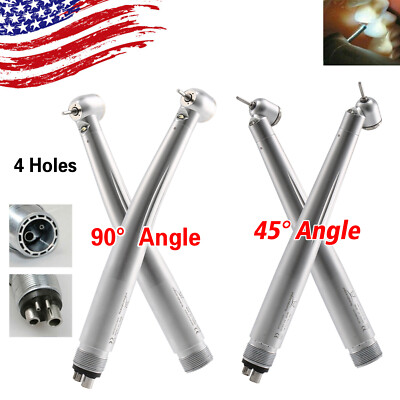 AZDENT LED Fiber Optic E-Generator High Speed Dental Handpiece – Ceramic Bearing