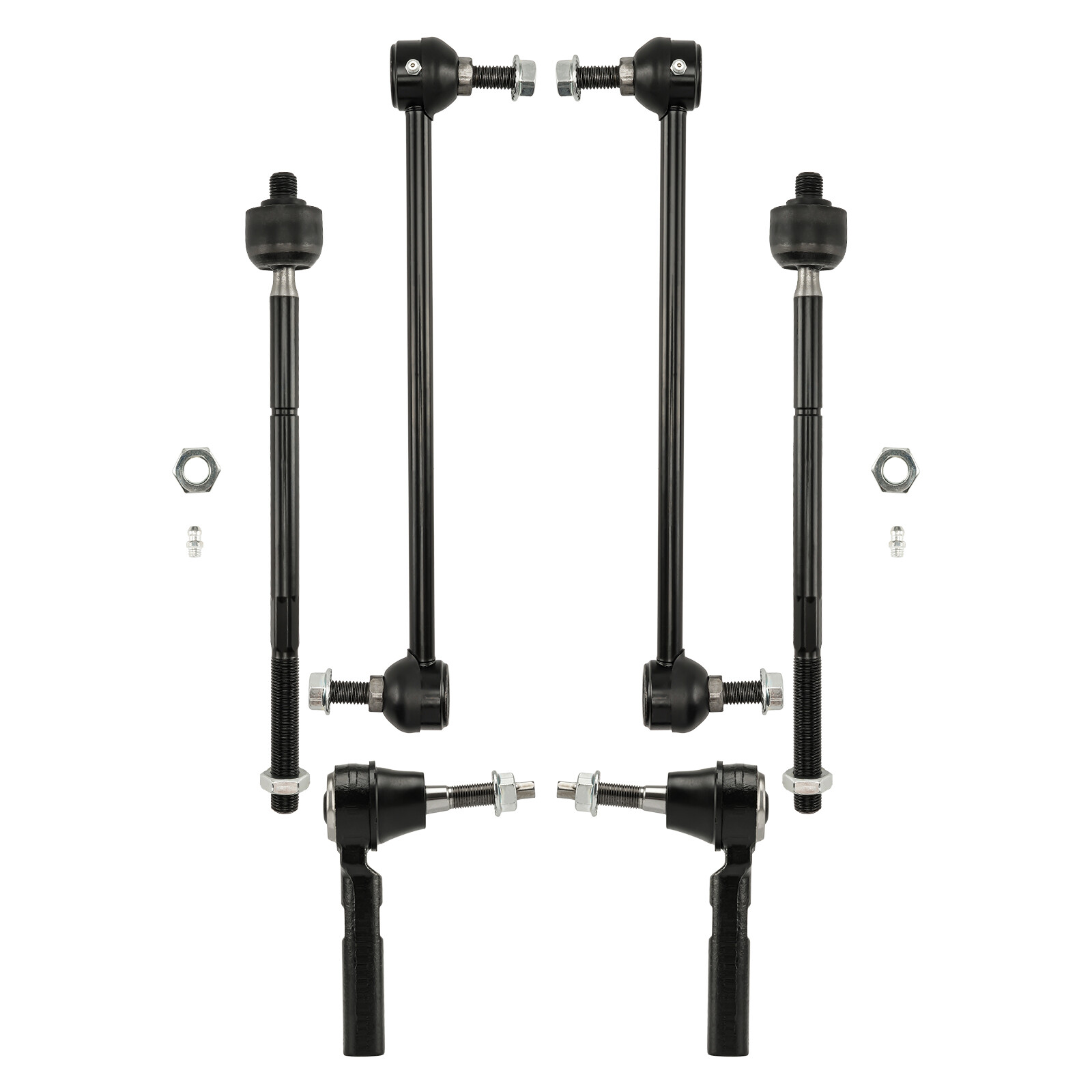 Front Lower Control Arms Tie Rod Sway Bar For Dodge Grand Caravan 2001