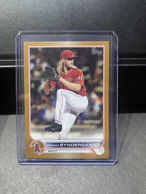 2022 Series 2 Noah Syndergaard Gold Parallel 0391/2022 - Angels 584 | eBay