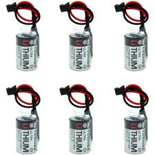 6pcs JZSP-BA01 3.6V ER3V 1000mAh PLC Li-ion Battery for Toshiba PLC Battery US