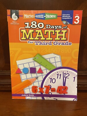 180 Days of Practice Ser.: 180 Days of Math for Third Grade : Math by Jodene...