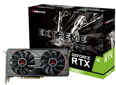 4712960687301 BIOSTAR GeForce RTX 3060 Ti 8GB Graphics Card