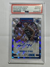 2018 Panini Hoops Ink Red - Shaquille O’Neil #HI-SON GEM MT PSA 10