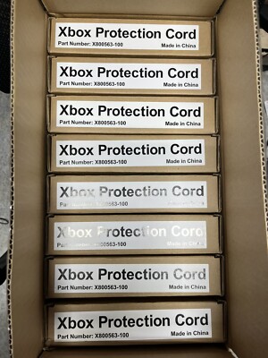 CASE NEW ORIGINAL OEM Microsoft XBox Protection Power Cord X800563-100 LOT OF 16