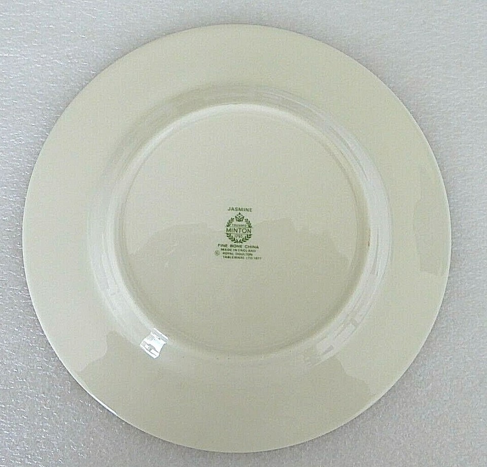 9 Royal Doulton Minton Jasmine 6 1/2" Fine Bone China Porcelain Bread