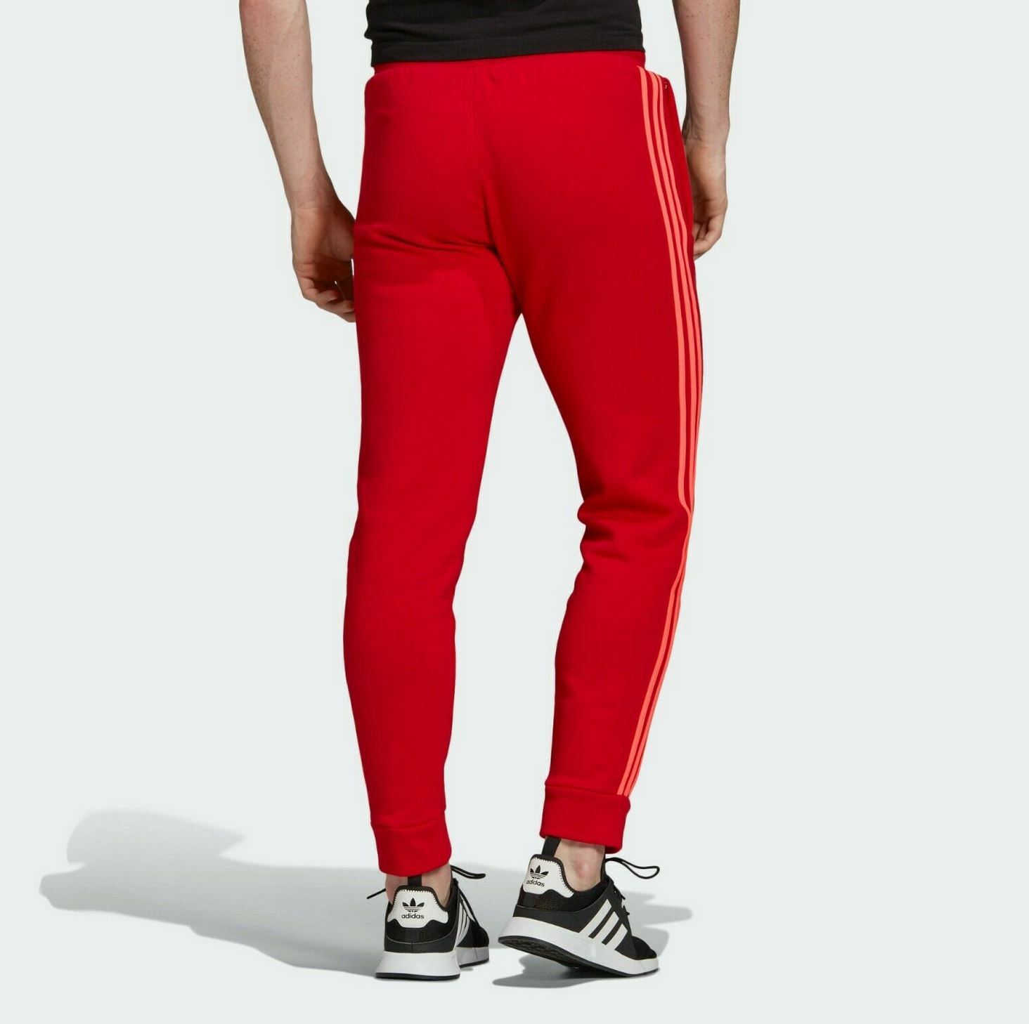 adidas pants red white blue