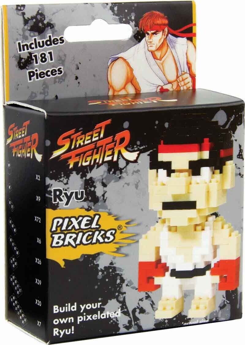 Street Fighter® 3D Mini Pixel Fighter – Ryu