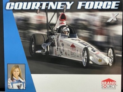 VRHTF NHRA ''COURTNEY FORCE BRAND SOURCE SUPER COMP'' HAND OUT