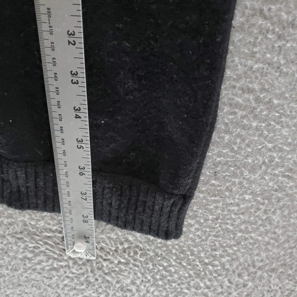 INC Women Dress XL Black Knit Sweater Silk Angora Blend Scoop Neck LBD - Image 4 of 4