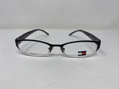 TOMMY HILFIGER Eyeglasses Frame TH3253 52-17-135 Black Half Rim NO50