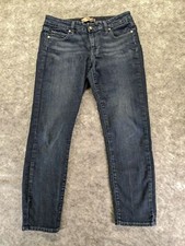 Paige Jeans Womens 27 Roxy Capri Blue stretch Denim pre-owned Made in USA