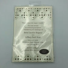 Hallmark Brown and Green Invitation Kit All Occasions Pack of 10 Invitations