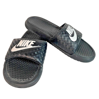 Nike Benassi JDI 343881-011 Black Diamond Pattern Slides Women s Size 7 Sandals