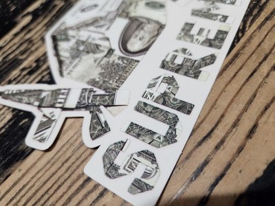 Supreme Origami Money Trap House Benjamin Sticker SS26 | eBay