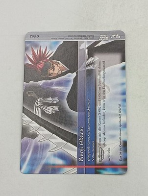 Bleach TCG Einzelkarte Renji Abarai bespielt