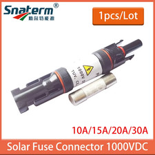 1000V DC Solar Inline Fuse Holder 10A-30A Fuse for PV Panel System TUV