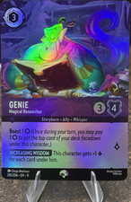 Disney Lorcana Genie-Magical Researcher Foil 210/204 Into the Inklands TCG