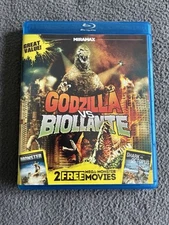 Godzilla vs. Biollante/Monster/Mega Shark vs. Giant Octopus 2013 Blu-ray.