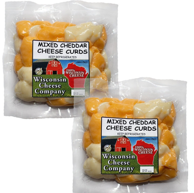 #ad Wisconsin Cheese Curds: Fresh Mixed Cheddar 2 Pack $28.99