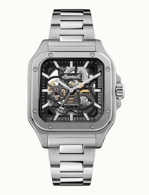 Ingersoll The Ollie Black Skeleton Dial Casual Automatic Men's Watch I14501