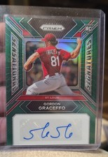 2024 Panini Prizm - Sensational Signatures Gordon Graceffo #SS-GG Green Prizm...