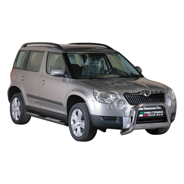 Edelstahl Seitenschweller Schwellerrohre FüR Skoda Yeti 2009-2013 Schwarz-image