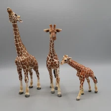 Schleich Lot 3 Giraffe Animal Family Figure Safari Toy Figurines