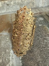 Lady Gaga Judas Inspired Gold Cross Ring and Cuff Swarovski Crystals