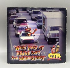 CTR Crash Team Racing & Spyro Ripto's Rage Demo in Sleeve Sony PlayStation 1