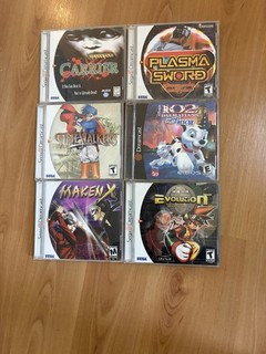 6 Sega Dreamcast Games All CIB !! Maken X Carrier Plasma World.