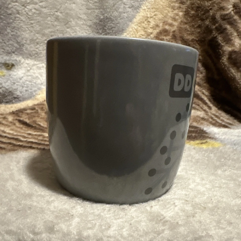 Dunkin Donuts Mug / Cup Light Gray Holiday Snowflake Coffee Tea Cup / Mug 2014 - Image 2 of 4