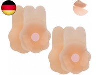 2 Paare Klebe Bh Push Up, Wiederverwendbarer Silikon Klebe Bh, Unsichtbarer