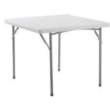 Global Industrial 36" x 36" Plastic Folding Table 29"H White