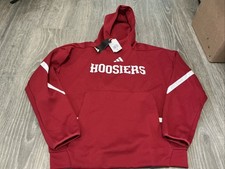 adidas Indiana Hoosiers Red Hoodie Men s Size: Medium NWT Pullover
